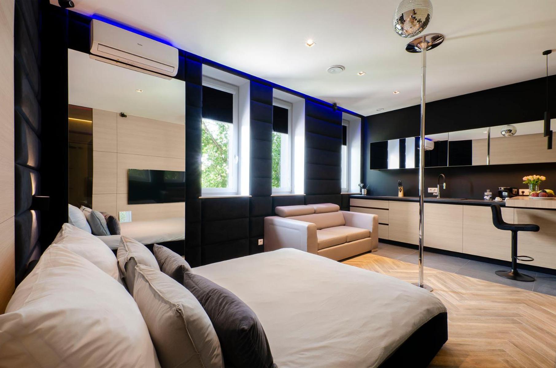 Lupoapartments Z Jacuzzi Pole Dance Leczycka 29 Klimatyzacja Parking Dostep Na Kod Łódź Quarto foto